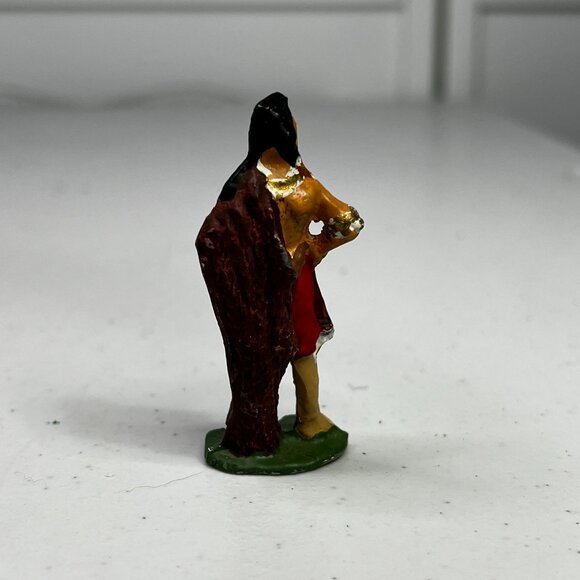 Vintage Metal Native American Thanksgiving Village 2 1/2" Figurine - Picture 7 of 9